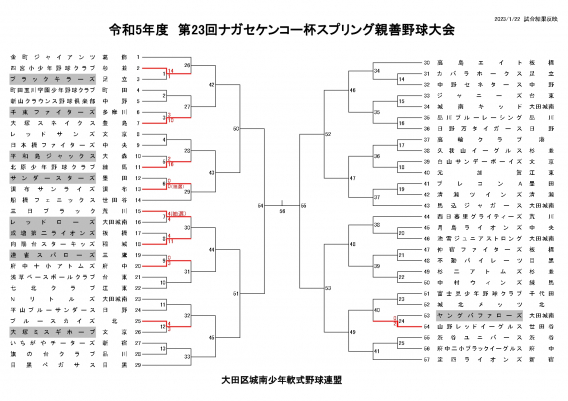 ﾅｶﾞｾｹﾝｺｰ杯出場